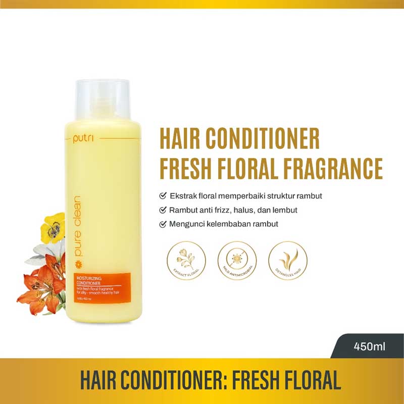 Putri Moisturizing Conditioner With Fresh Floral Fragrance 200ml