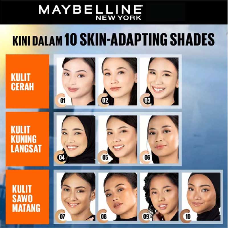 Maybelline Fit Me Fresh Tint 3 in 1 07 Sawo Matang| 30 ml