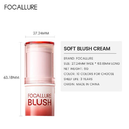 FOCALLURE SOFT BLUSH CREAM BB02