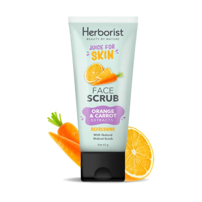 HERBORIST Juice For Skin Face Scrub Orange Carrot 60gr