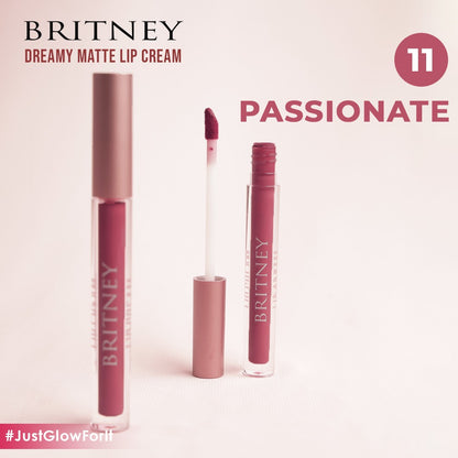 Britney Dreamy Matte Lip Cream 11 Passionate | 10 g