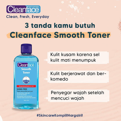 Clean Face Smooth Toner | 130 ml