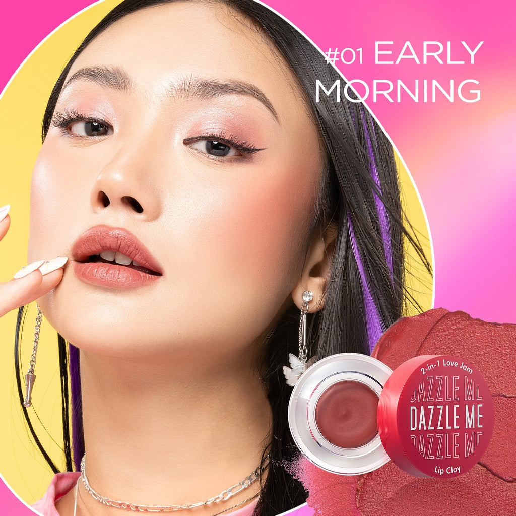 DAZZLE ME 2-in-1 Love Jam Lip Clay 01 Early Morning