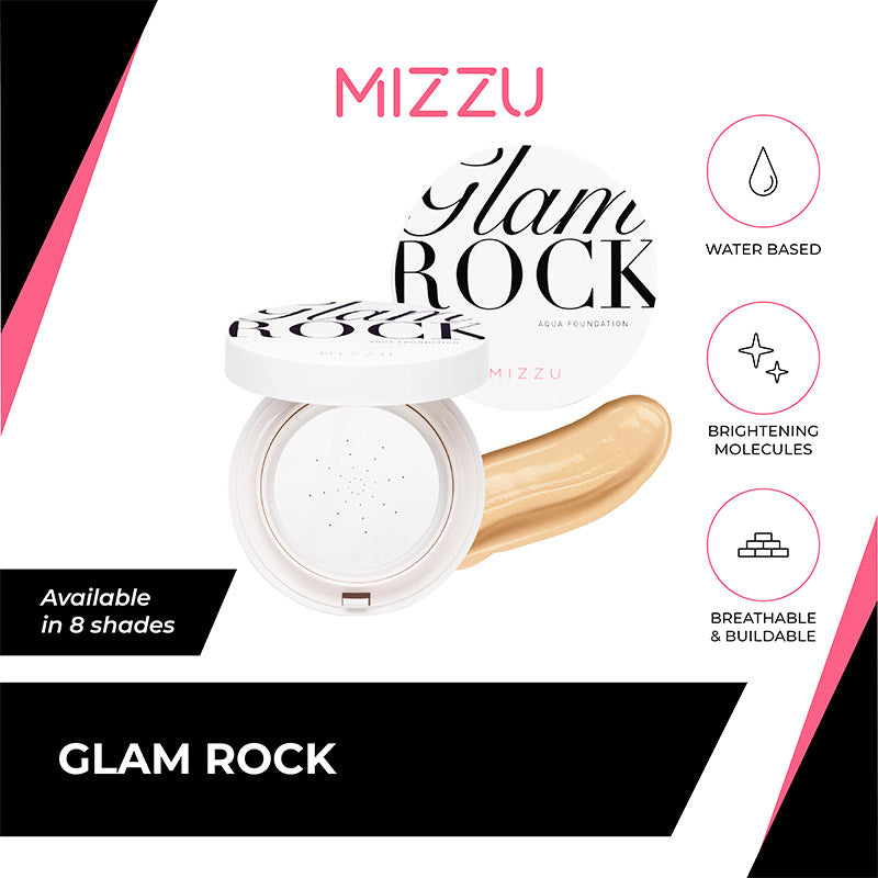 Mizzu Glam Rock Aqua Foundation - Stunning 01 | 12gr