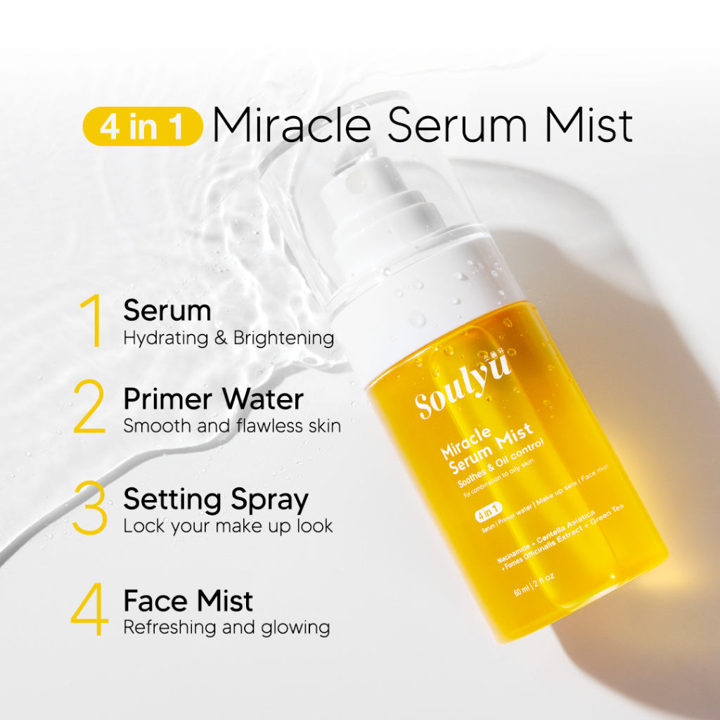 Soulyu Miracle Serum Mist Soothes & Oil Control 60ml