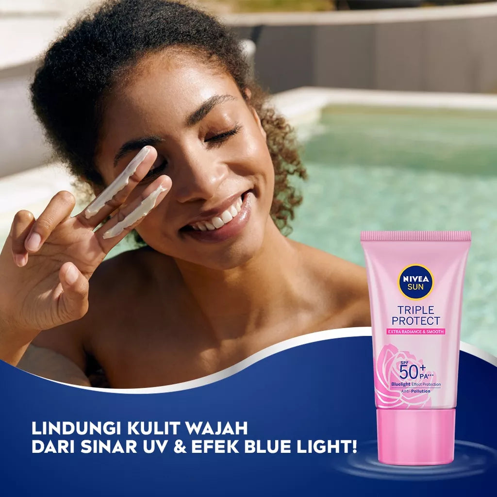 NIVEA SUN Triple Protect Hokkaido Rose SPF50+ PA+++ | 40 ml