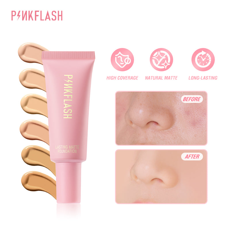 Pinkflash F03 Lasting Matte Foundation #1 Vanilla