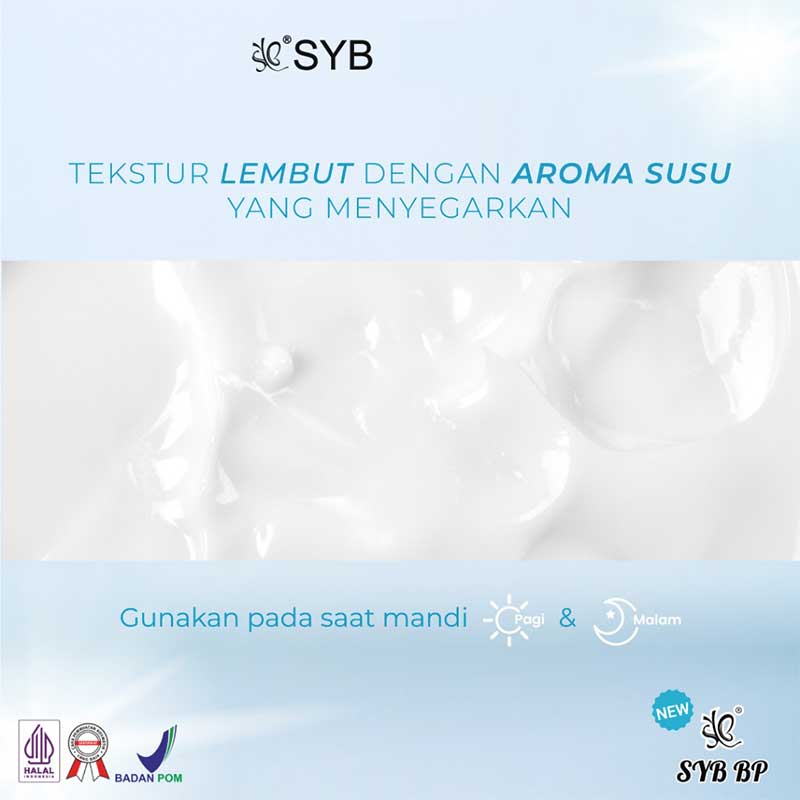 Syb BP Milk Bath Body Wash With Goat Milk & Swiftlet Nest | 500 ml