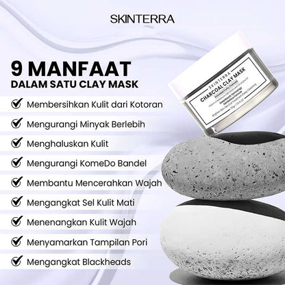 Skinterra Activated Charcoal Clay Mask 55g