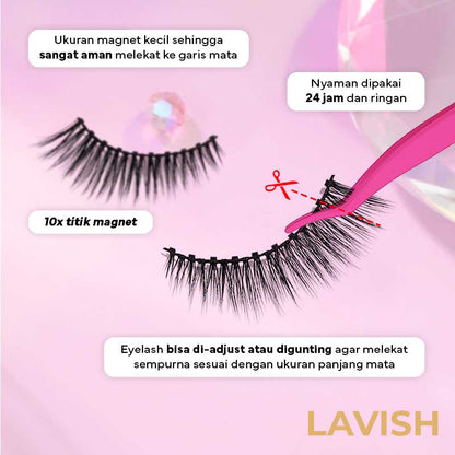 Yvenetic Magnetic Eyelash Lavish (Natural Series) 0.5g