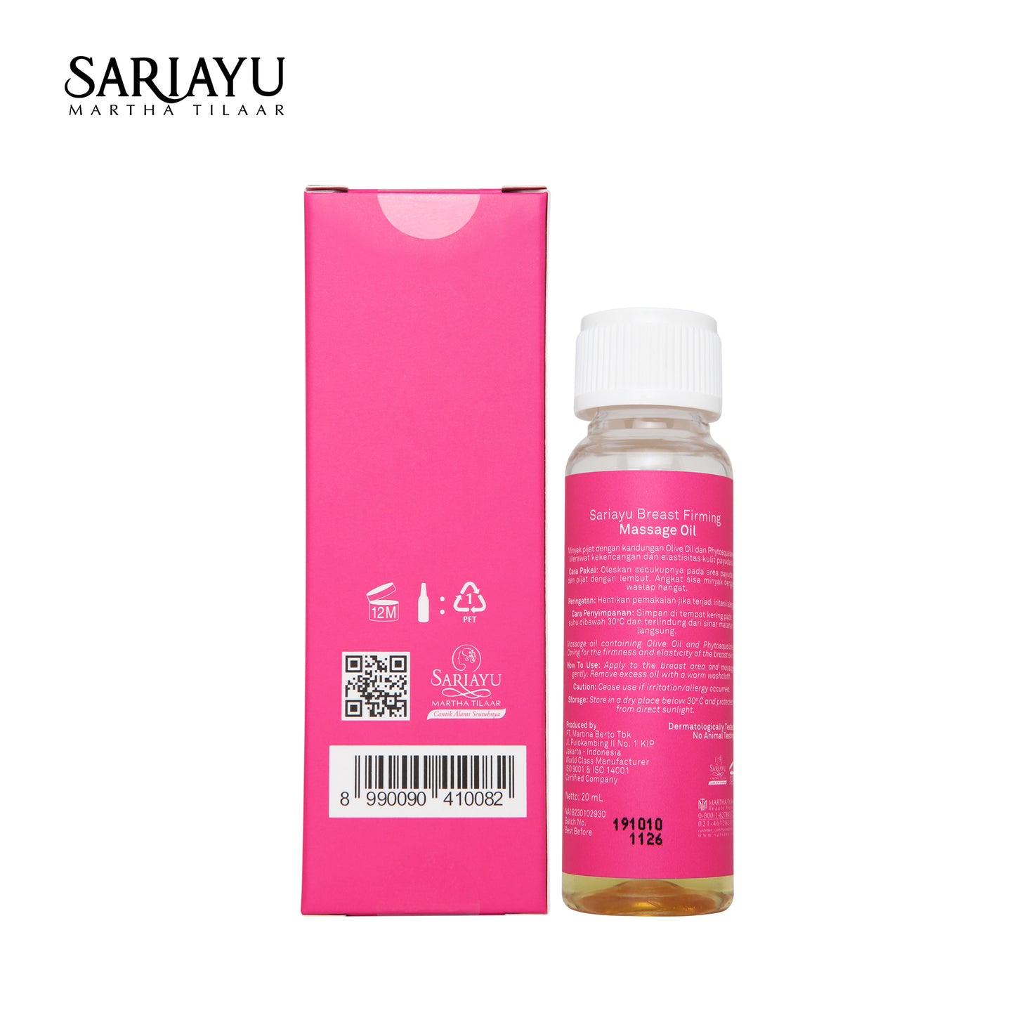 SARIAYU BREAST FIRMING MASSAGE OIL | 20ml