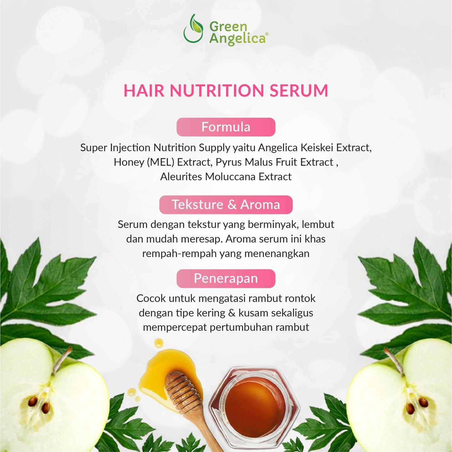 Glowpedia Green Angelica Hair Nutrition Serum | 60 ml