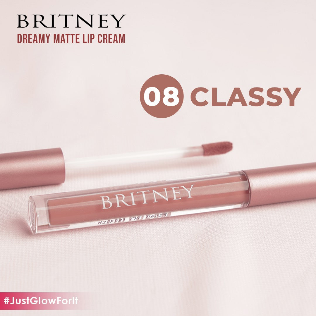 Britney Dreamy Matte Lip Cream 08 Classy | 10 g