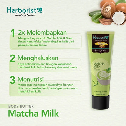 Herborist Butter Matcha Milk | 80 gr