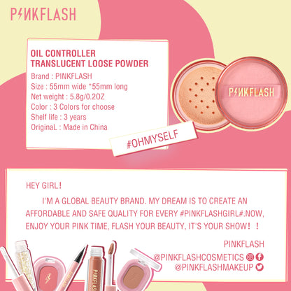 Pinkflash F06 Lasting Matte Loose Powder #222