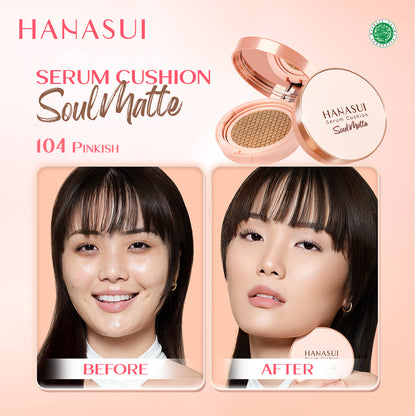 Hanasui Serum Cushion SoulMatte Medium 103