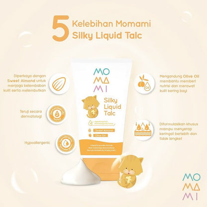 MoMaMi Silky Liquid Talc - Lotion & Cream Bayi 70ml