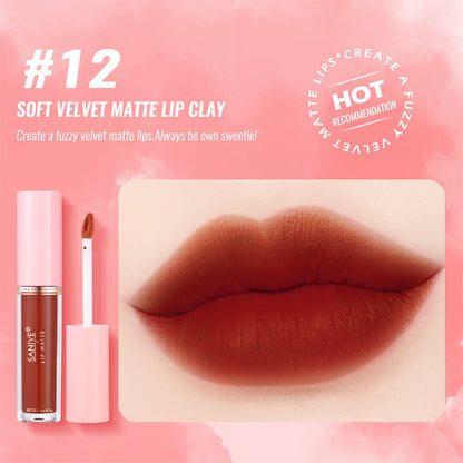 SANIYE Lip Matte Fashion Lady Non-stick Lip Gloss L1180 #12