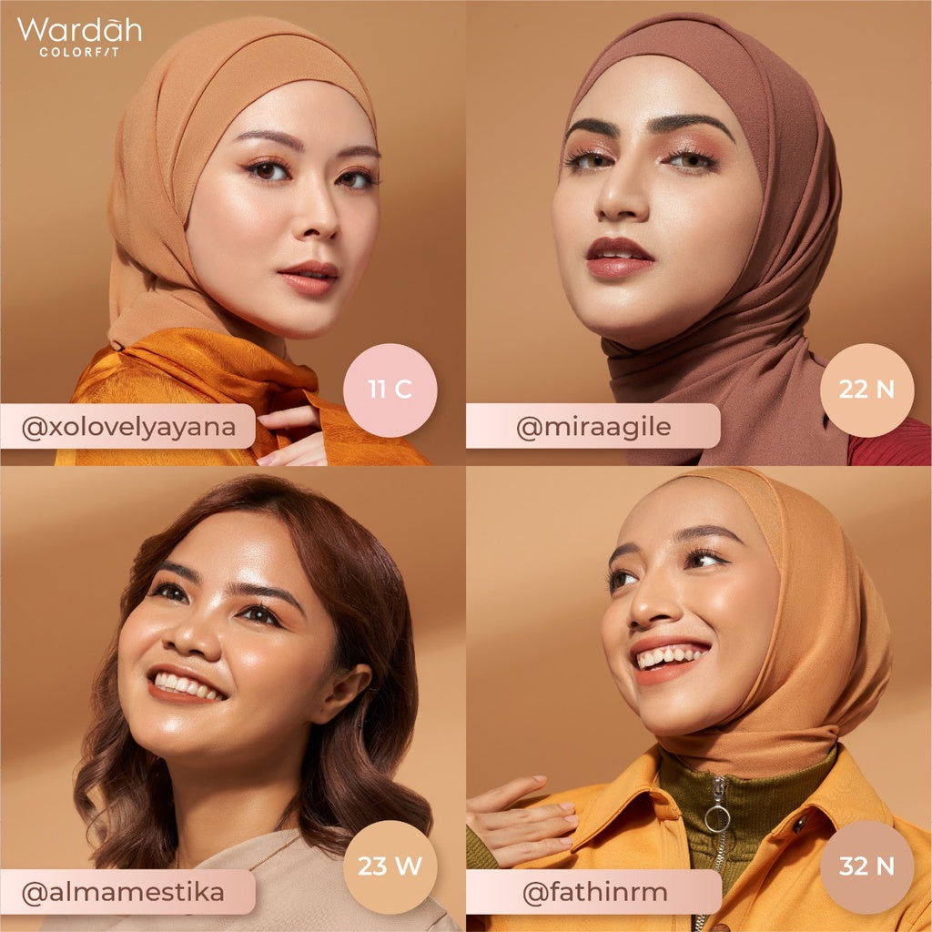 WARDAH Colorfit Perfect Glow Cushion - 42N Neutral Sand | 15 gr