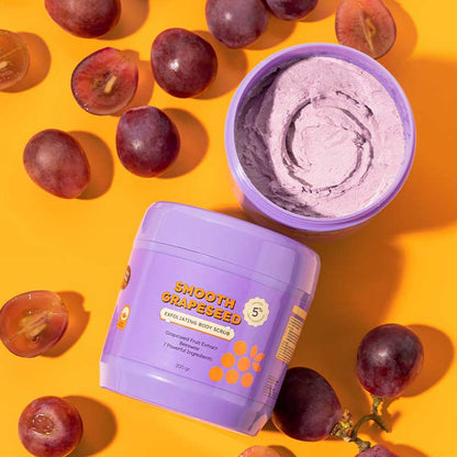 Naturally Speaking Smooth Grapeseed Exfoliating Body Scrub | 200 g