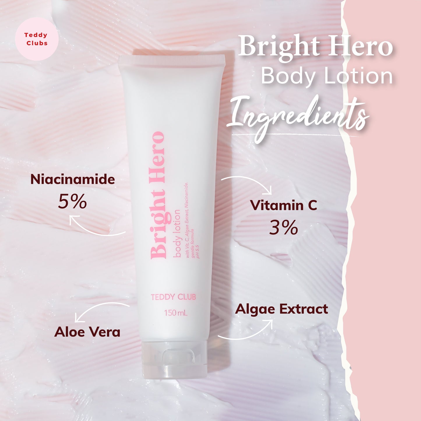 TEDDY CLUBS Bright Hero Body Lotion 150ml