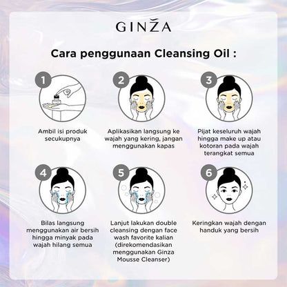 Ginza Silky Pore Clear Cleansing Oil 155ml