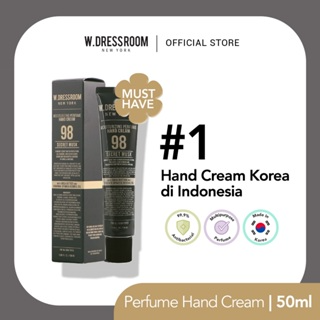 W DRESROOM Hand Cream No. 98 Secret Musk (50ml) - Perfumed Lotion - Korea BTS favorit