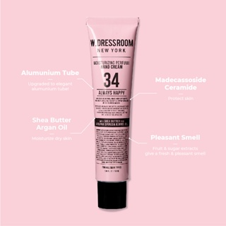 W DRESSROOM Hand Cream No.34 Always Happy (50ml) - Lotion Wangi - Favorit BTS Korea