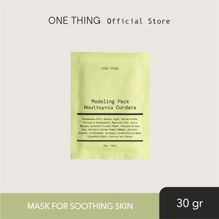 SATU HAL Houttuynia Cordata Modeling pack 1pcs | Masker Wajah Peel Off - Menenangkan, Menenangkan, Menenangkan Kulit